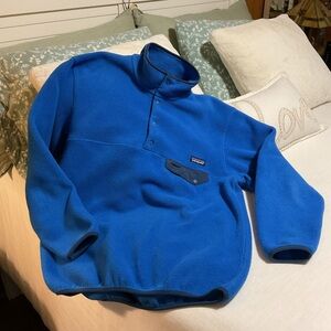 Patagonia Synchilla Bright Blue Pullover Men’s Medium